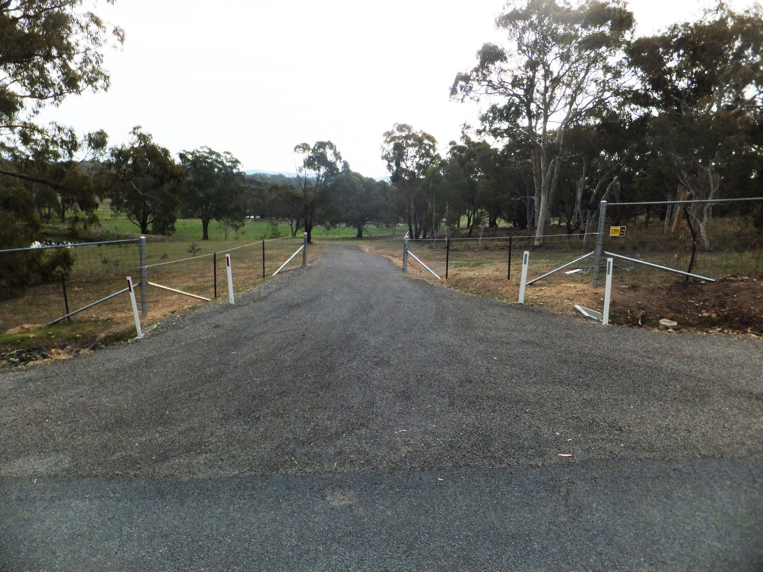 stokes contractors new rural driveway Sutton NSW