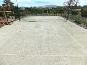 Rural Tennis Court Construction