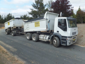 Bulk materials haulage truck Sutton